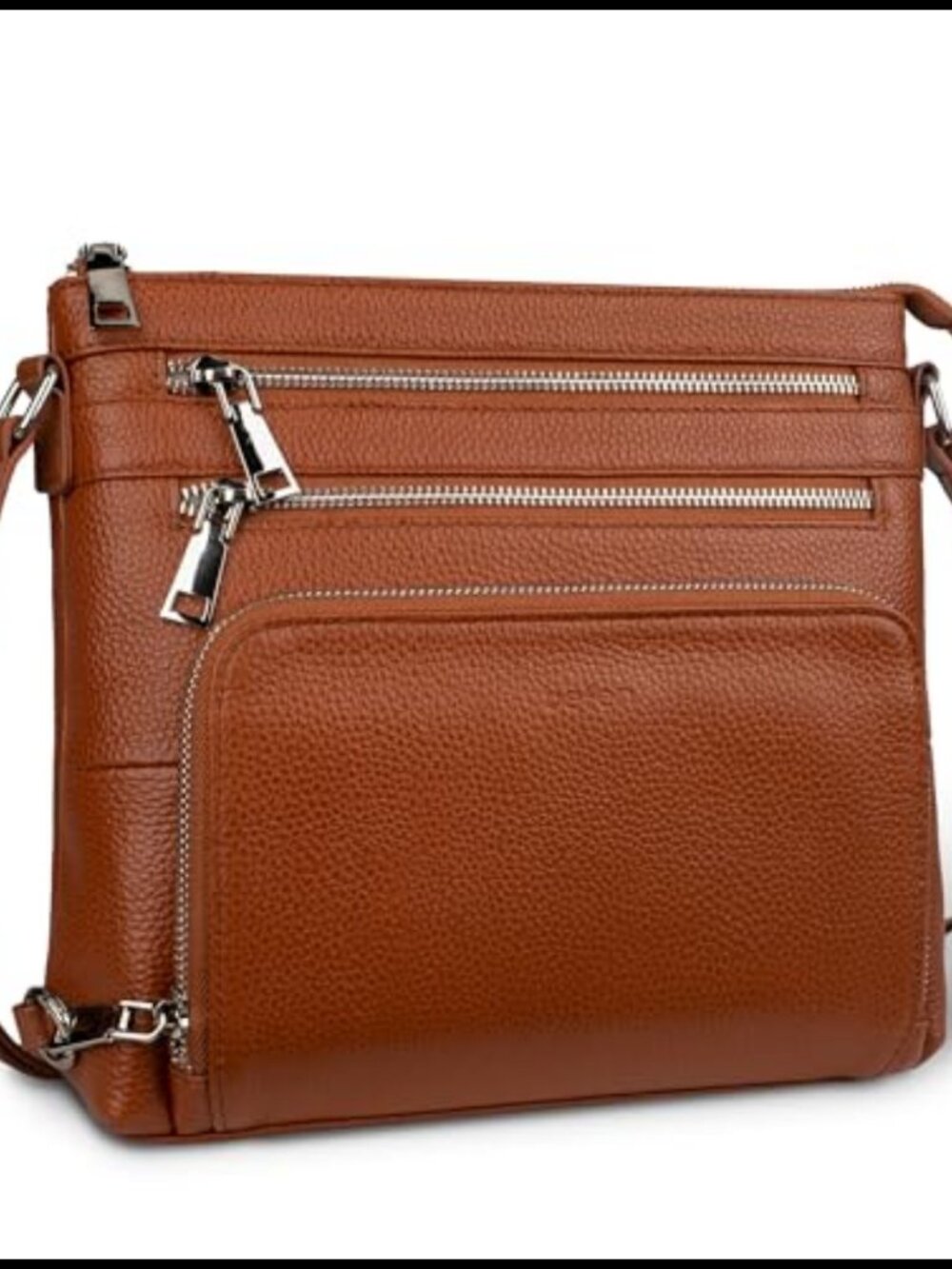 Genuine Leather Crossbody Bag Anti-Theft Shoulder Purse RFID Wallet Travel